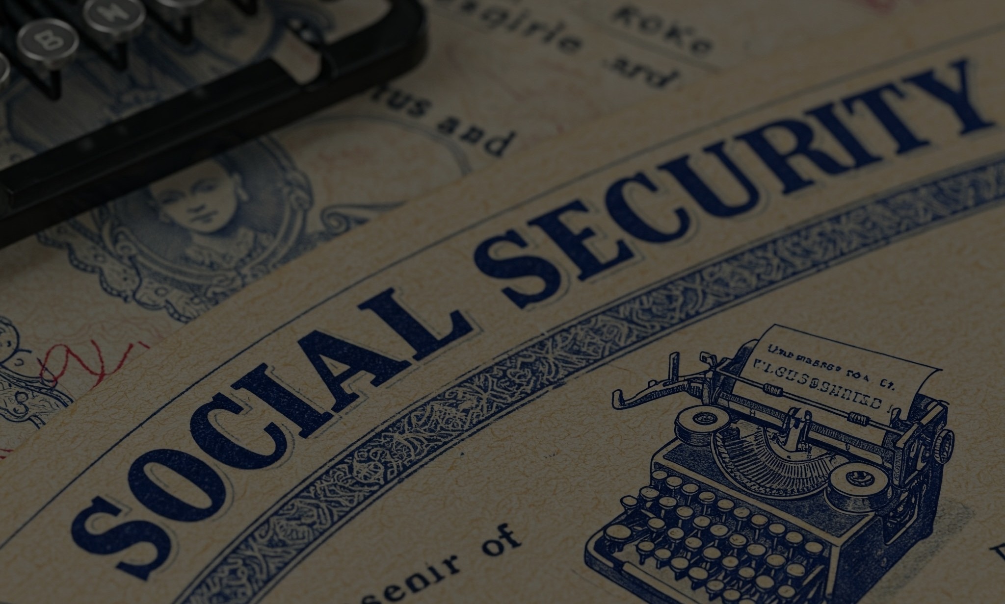 An artists depiction of social security