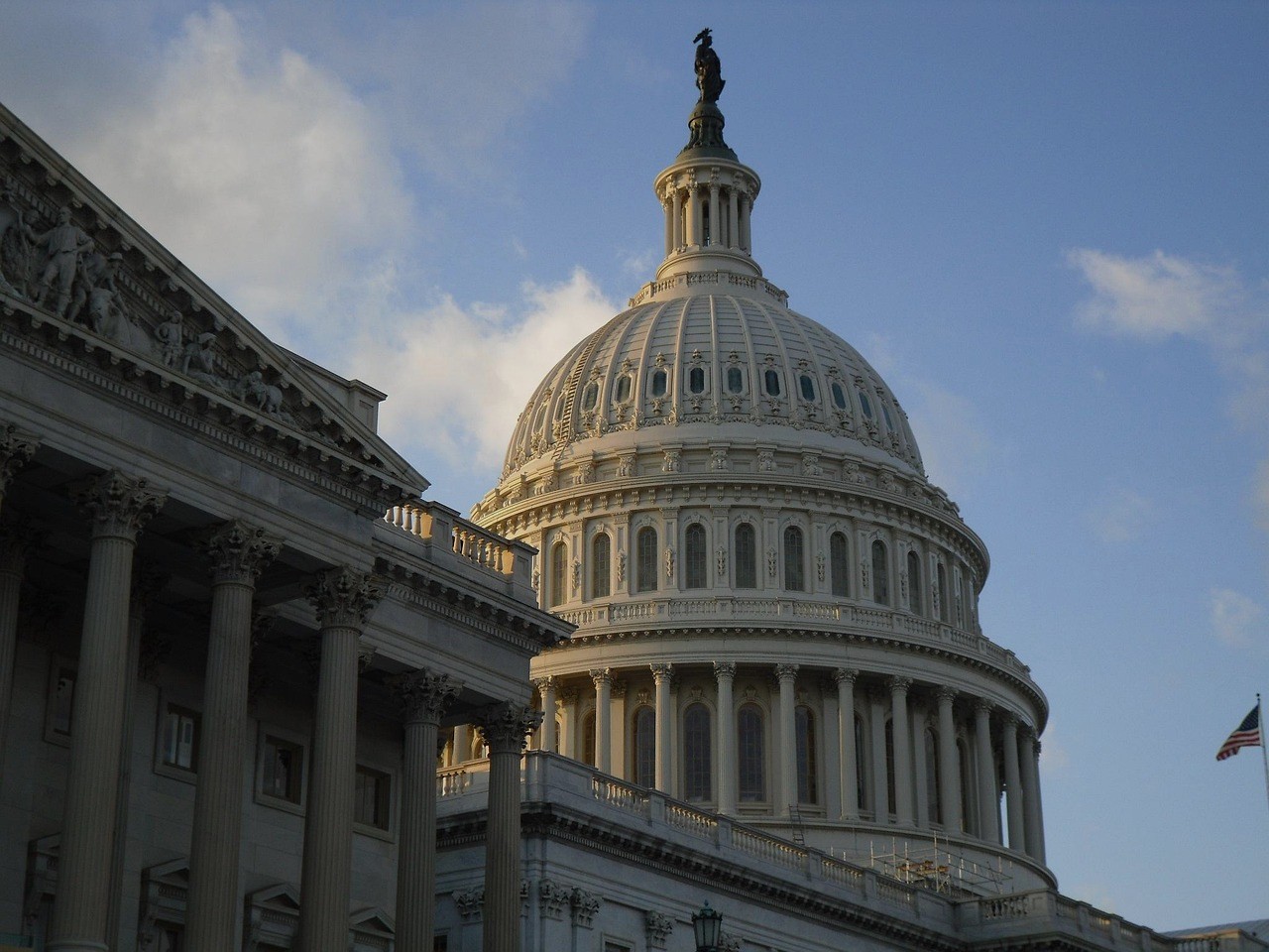 A photo of the Capitol building in Washington DC