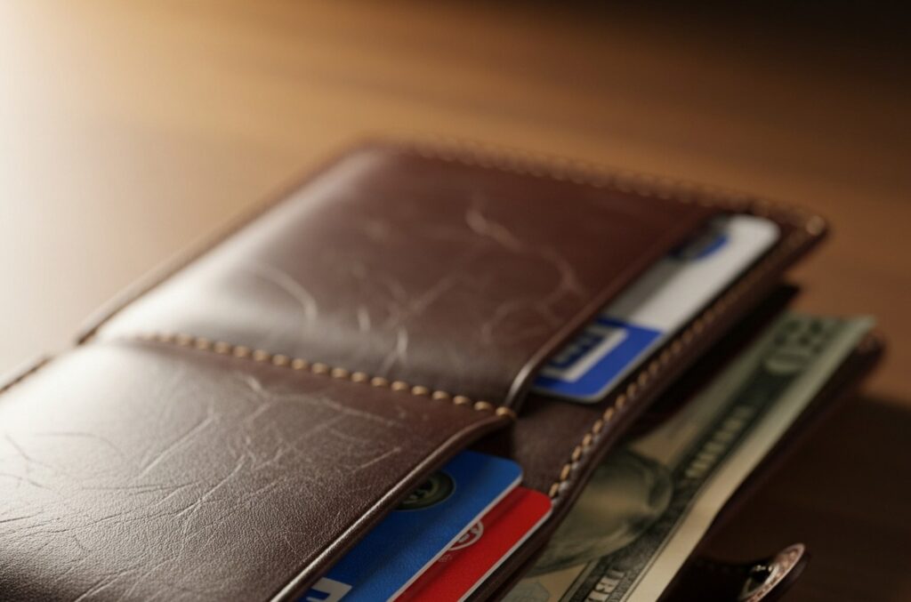 A typical wallet